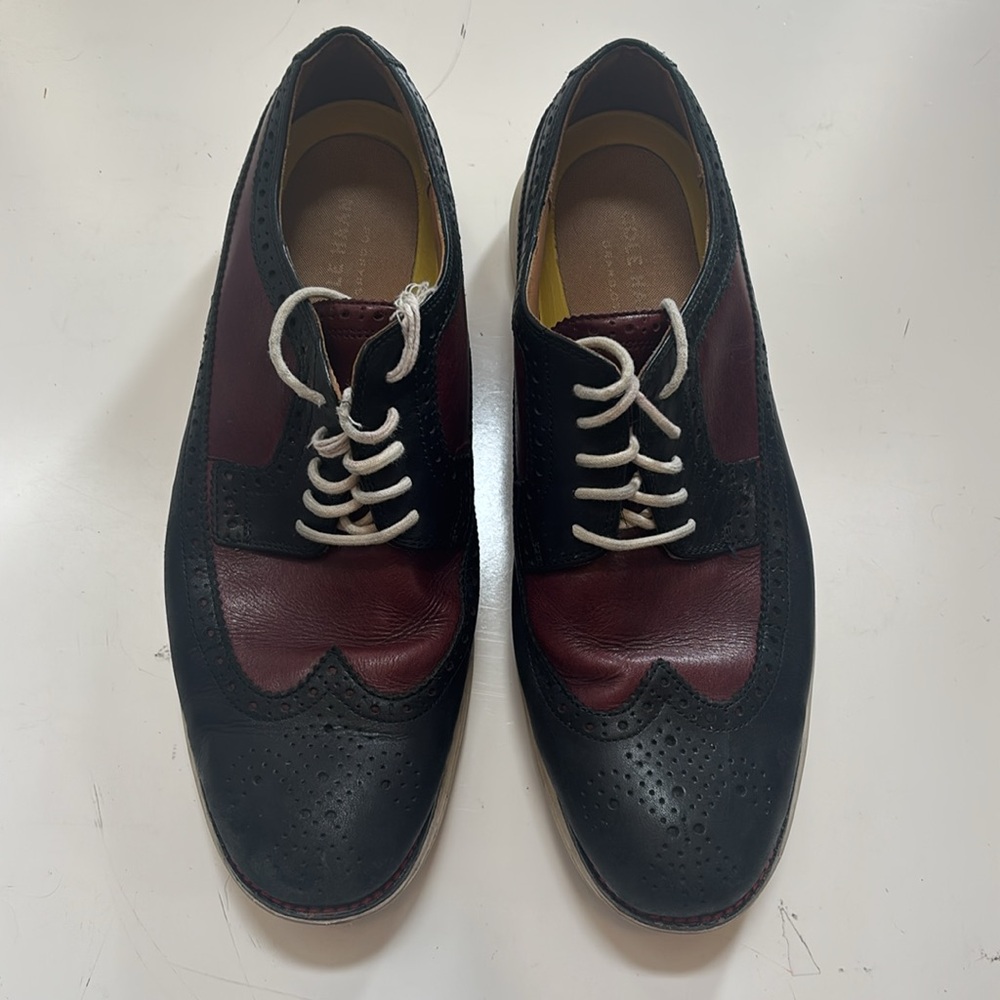Cole Haan Black and Red Dress shoes size 12 - Picture 2 of 4
